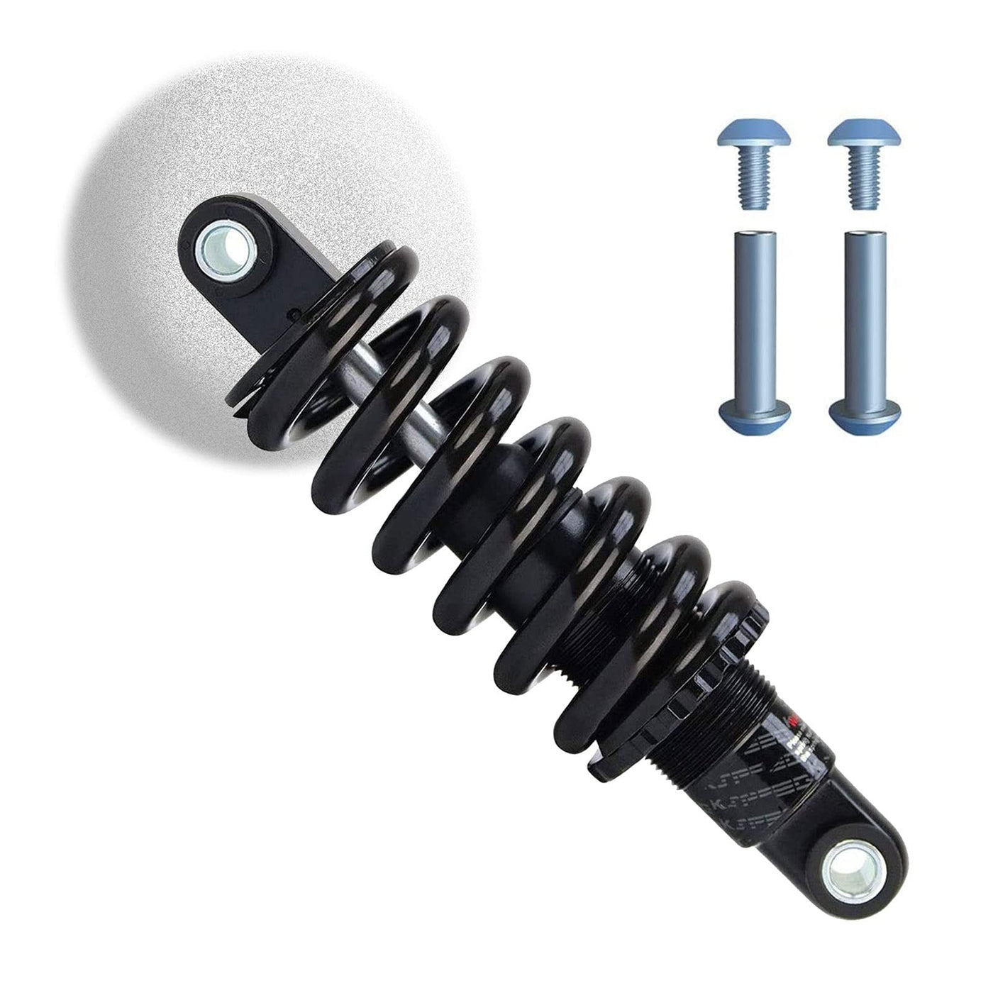 ZECHAO Mountainbike Federstoßdämpfer 125mm,Mountainbike Dämpfer Hinten für Downhill Rennrad MTB Fahrrad Faltrad Stoßdämpfer hinten (Size : 100lbs)