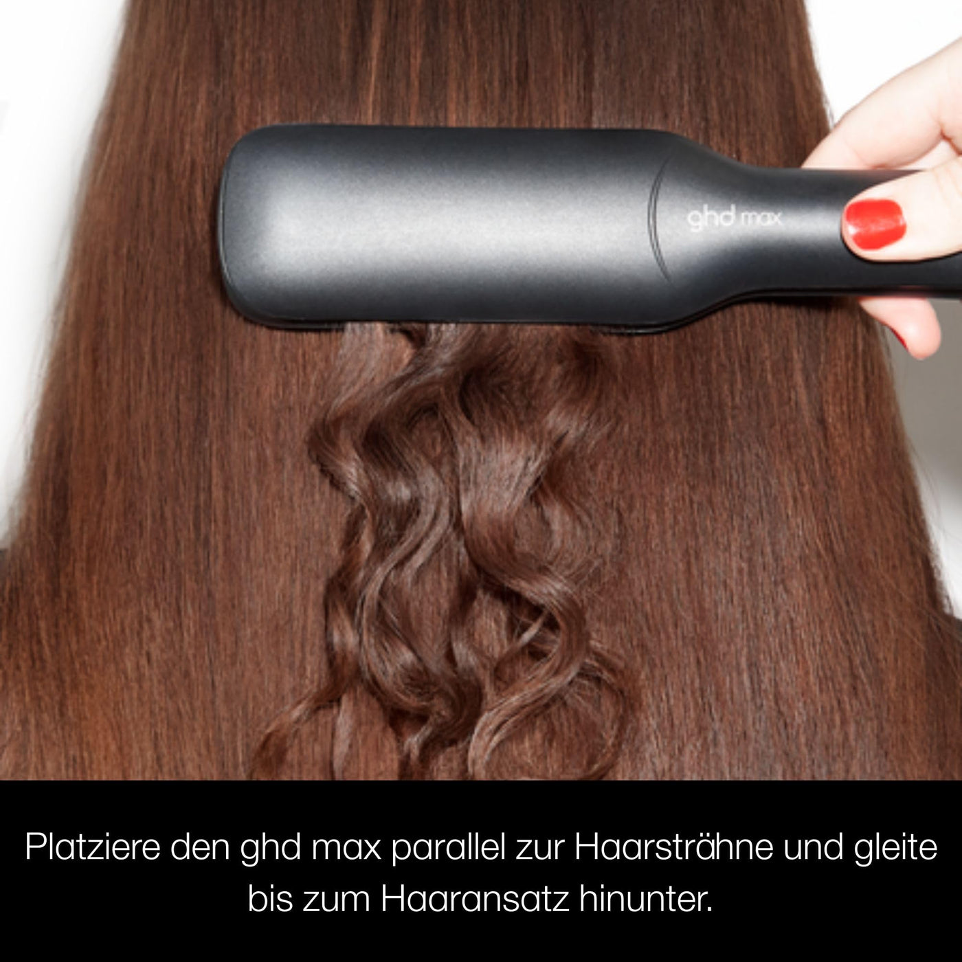 ghd Max Breitplatten-Haarglätter & Styler in Schwarz - Größere Platten für schnelles Styling, mehr Glanz, Frizz-frei - Für langes, dickes oder lockiges Haar