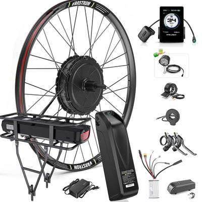 BAFANG 750W 48V G0900 Hinterradnabenmotor-Kit für 26" 27,5" 28"/29"/700C bürstenloser Hinterradnabenmotor mit optionaler Batterie und Display Hinterrad Elektrisches Fahrrad-Umrüstsatz