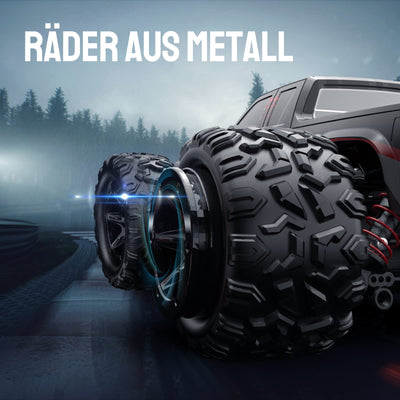 DEERC 9300 Ferngesteuertes Auto für Kinder,1/18 RC Car 4WD mit 40 km/h Hochgeschwindigkeits,2 Akku Lange Laufzeit,2,4 GHz Fernbedienung Geländewagen Outdoor Indoor Fahrzeug für Jungen Erwachsene