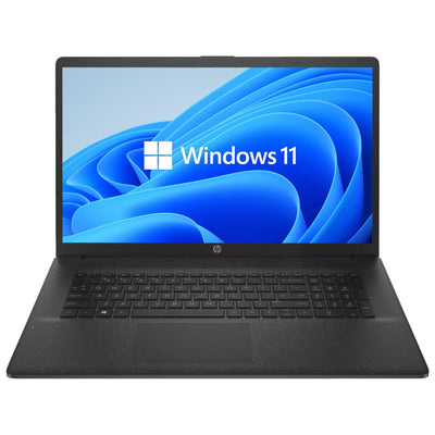 HP Laptop, 17,3 Zoll IPS Full-HD Display, Intel N200 4 x 3.70 GHz, 32 GB DDR4 RAM, 1000 GB SSD, Intel UHD Graphics, Schwarz, Norton 360, Windows 11