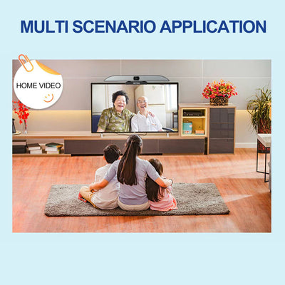 SKYSHL Ultra-HD 4K Kamera für Videokonferenzen 8 MIC Webcam Videokonferenzsystem mit Rauschunterdrückung,AI Tracking, Autofokus, Digitalzoom, für Besprechungsräume/Spiele/Unterricht/Streaming-VCC4K