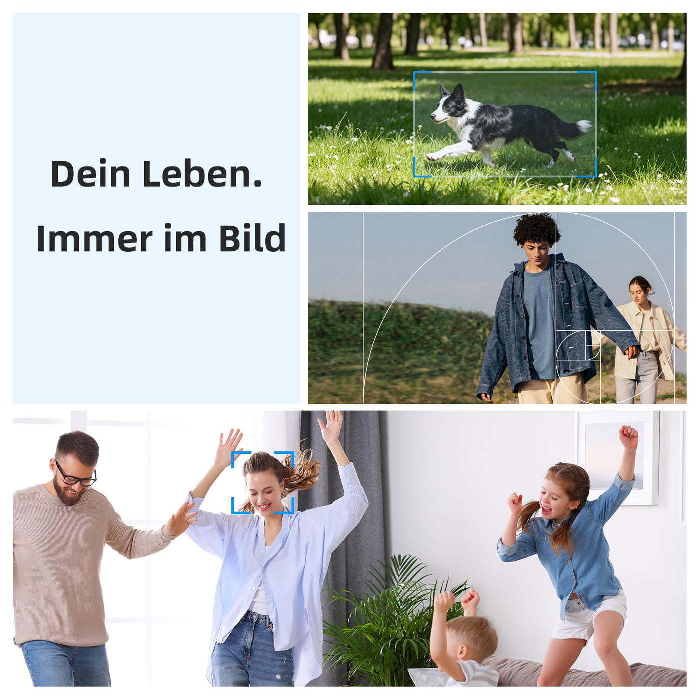 ORDRO M5 Kreativ Combo, vlog kamera mit 3.5" Flip Bildschirm 120° Sichtfeld, 3-Achsen-Stabilisierung, Gesichtsverfolgung, Zeitraffer, Slow Motion, IR Nachtsicht Videokamera für Reisen