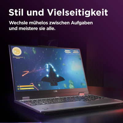 Lenovo LOQ Gaming Laptop | 15,6" Full HD 16:9 Display | 144Hz | AMD Ryzen 7 7435HS | 16GB RAM | 1TB SSD | NVIDIA GeForce RTX4060 TGP 105W | G-Sync |QWERTZ | grau | AI Chip LA1