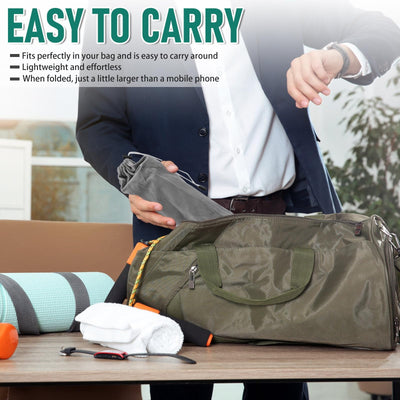 Idong Tragbarer Wäscheständer aus Edelstahl, 32-73 cm einziehbarer faltbar Wäscheständer für Camping, Reisen, Outdoor, Wäscherei zu Hause usw. EIN zusammenklappbarer Mini-Reisekleiderständer