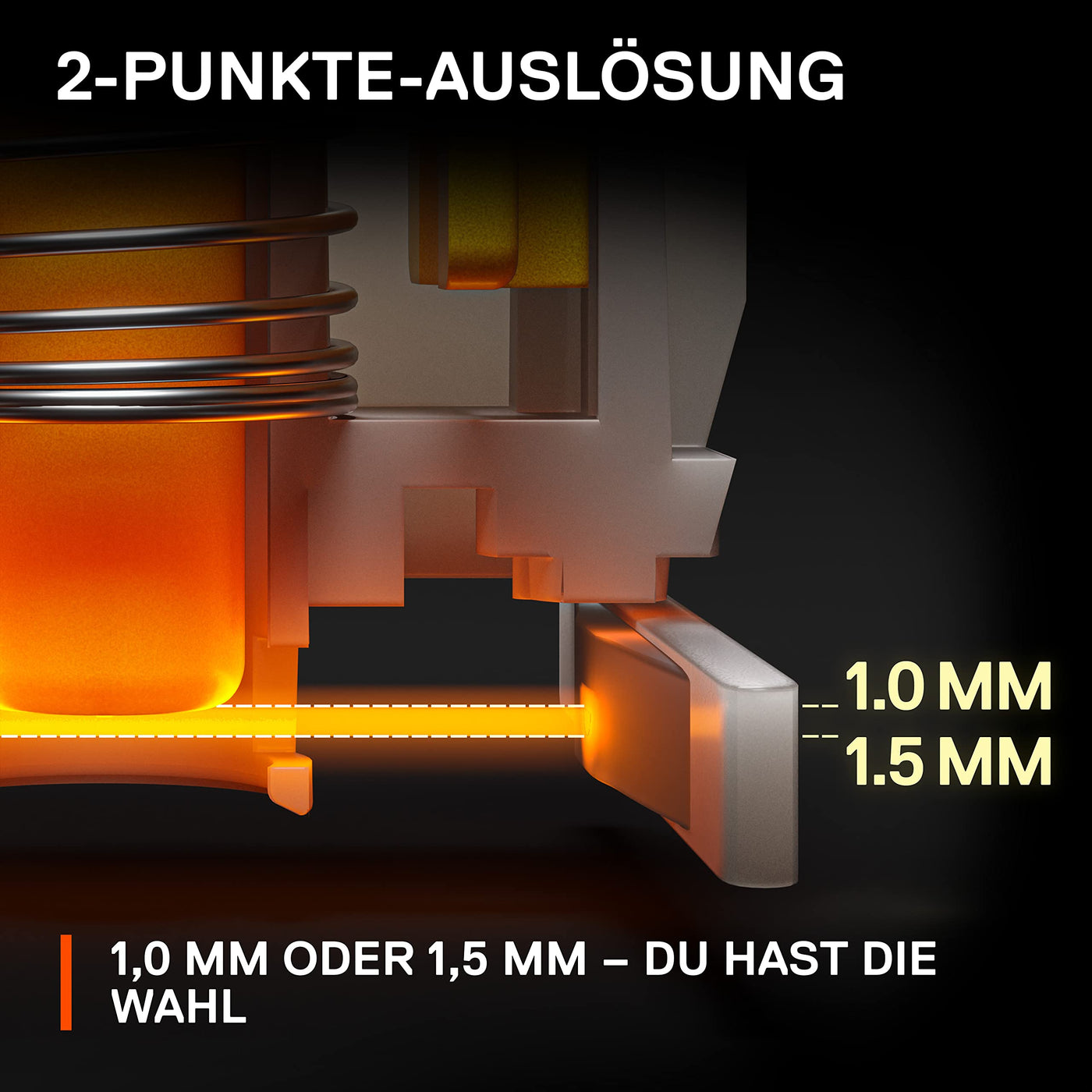 SteelSeries Apex 9 TKL - Mechanische Gaming-Tastatur - Optische Switches - 2-Punkt-Betätigung - Esports-Formfaktor ohne Tenkey - Hotswap- fähige Switches - Deutsches (QWERTZ) Layout