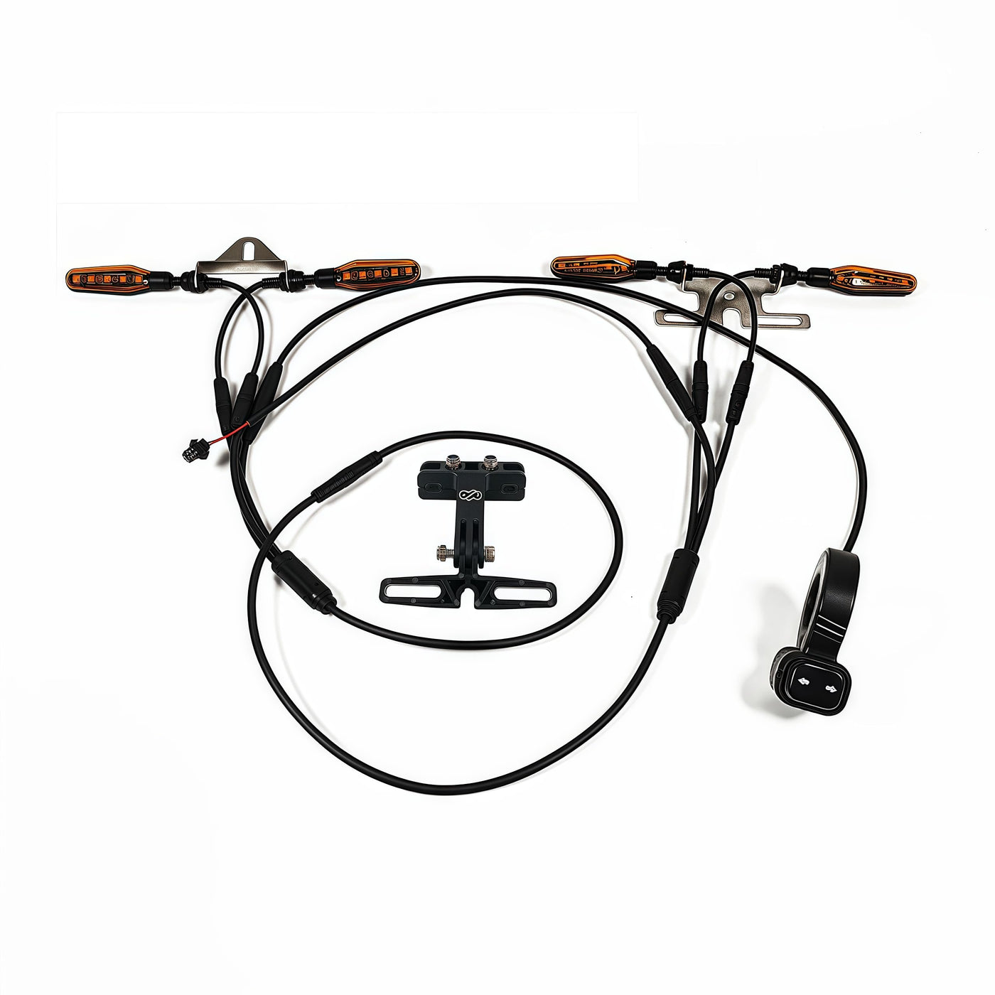 Elektrisches Fahrrad 36V 48V 52V 72V Lenklicht Set Kit Schalter Links Rechts Turn (V03 24-48V M6)