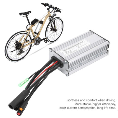Keenso Controller, Elektrofahrrad Universal KT‑22A Wasserdichter 36V /48V Controller mit Licht Kabel für 36V / 48V 500W/750W Bürstenlosen Motor