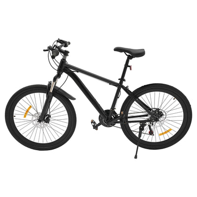 Akuoyiexemye 26 Zoll MTB Pro Mountainbike 21 Gang, Hochleistungs-Doppelscheibenbremsen & Federweg-System, All-Terrain Fahrrad mit Sicherheitsreflektoren & Leichtbaurahmen