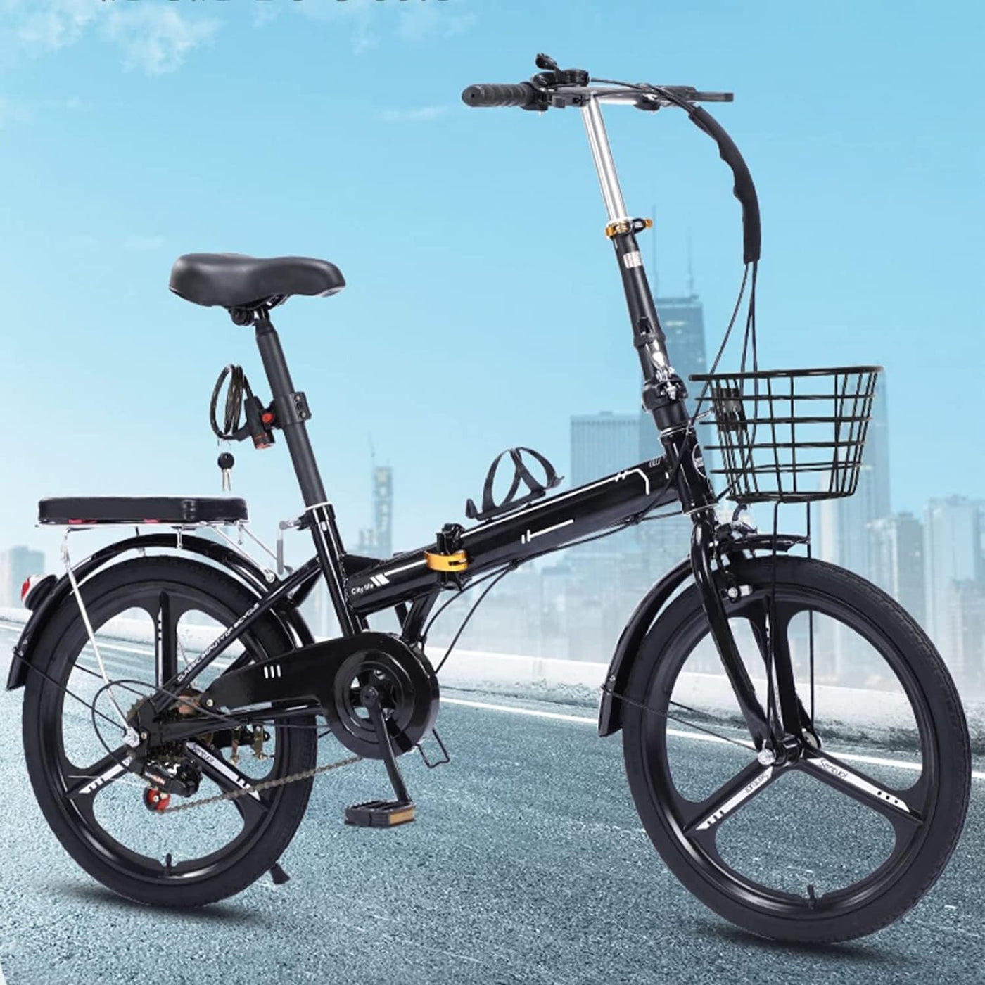 Faltrad 16/20/22 Zoll Mountainbike, Bequem Und Leicht, Faltbares Fahrrad Mit Hohem Kohlenstoffstahlrahmen, Tragbares Fahrrad Für Männer, Frauen Und Teenager