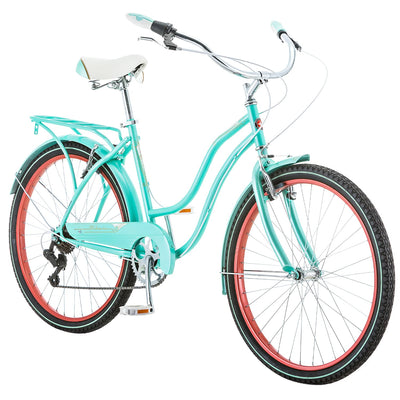 Schwinn Damen Perla Cruiser Bike, blau, 26-Inch Wheels