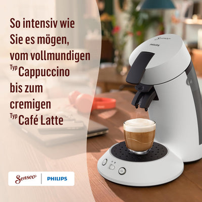 Senseo Pads Cappuccino, 16 Kaffeepads, 5 x 16 Getränke in der Vorratspackung