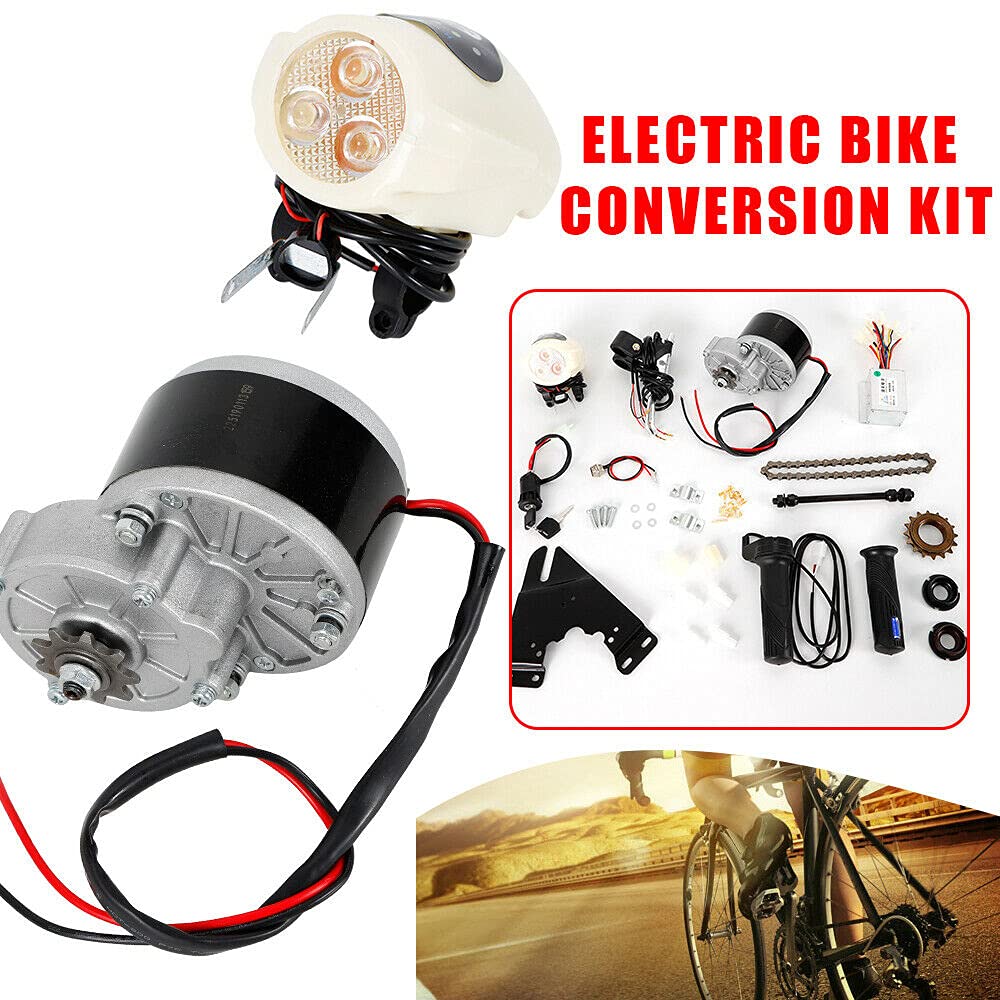OUKANING 250W E-Bike Conversion Kit Elektrofahrrad Umbausatz Set Elektro Fahrrad Motor Set für 22" -29" Fahrrad Vorderrad Ebike Pedelec Motor (36V)