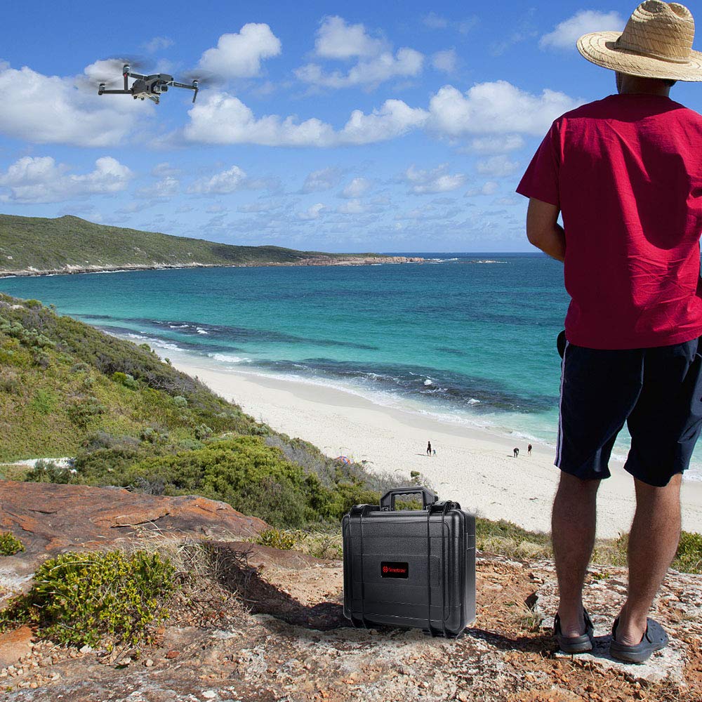 Smatree 13,4 Liter Hardcase Koffer für DJI Mavic 2 Pro,wasserdichte Harte Tasche für DJI Mavic 2 Pro/Mavic 2 Zoom (Drohne und Zubehör Sind Nicht Inklusive, Nicht geeignet für Mavic Air 2)