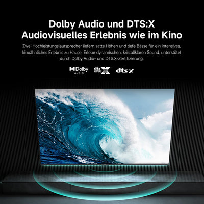 Xiaomi F, 65 Zoll (165 cm), 4K UHD, Smart TV, Fire TV, Triple Tuner DVB-C/S/S2/T/T2,HDR10, MEMC, Game Boost mode 120Hz,Sprachsteuerung mit Alexa,2GB+32GB, Kompatibel mit Apple AirPlay
