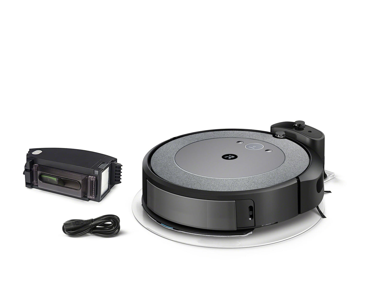 iRobot Roomba Combo i5 (i5172) Saug- und Wischroboter, WLAN-fähig, intelligente Navigation, 2 Gummibürsten für alle Böden, Reinigung nach Raum, Kompatibel mit Sprachassistenten, Farbe: Cool
