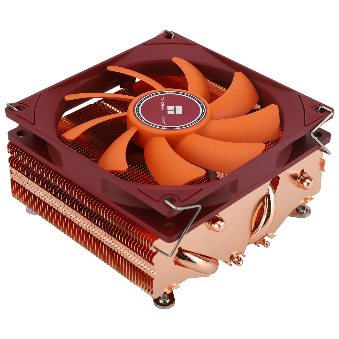 Thermalright AXP90 X53 Full Low Profile ITX CPU Kühler, mit 92mm Slim PWM Lüfter für 2700RPM High Speed ITX CPU Lüfter, reine Kupferversion, für Intel LGA1150/1151/1200/1700/AMD AM4/AM5