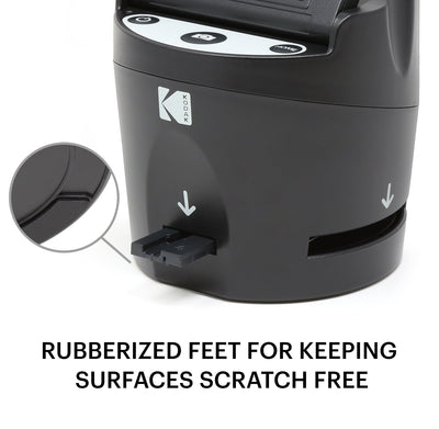 KODAK Digital Film Scanner, Konvertiert Negative und Filmdias 35mm, 126, 110, Super 8 und 8mm in JPEG inkl. großem neigbarem 3,5-Zoll-LC-Display und EasyLoad-Filme RODFS35 Schwarz