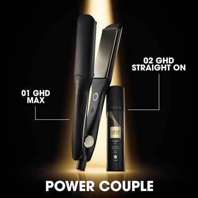 ghd Max Breitplatten-Haarglätter & Styler in Schwarz - Größere Platten für schnelles Styling, mehr Glanz, Frizz-frei - Für langes, dickes oder lockiges Haar
