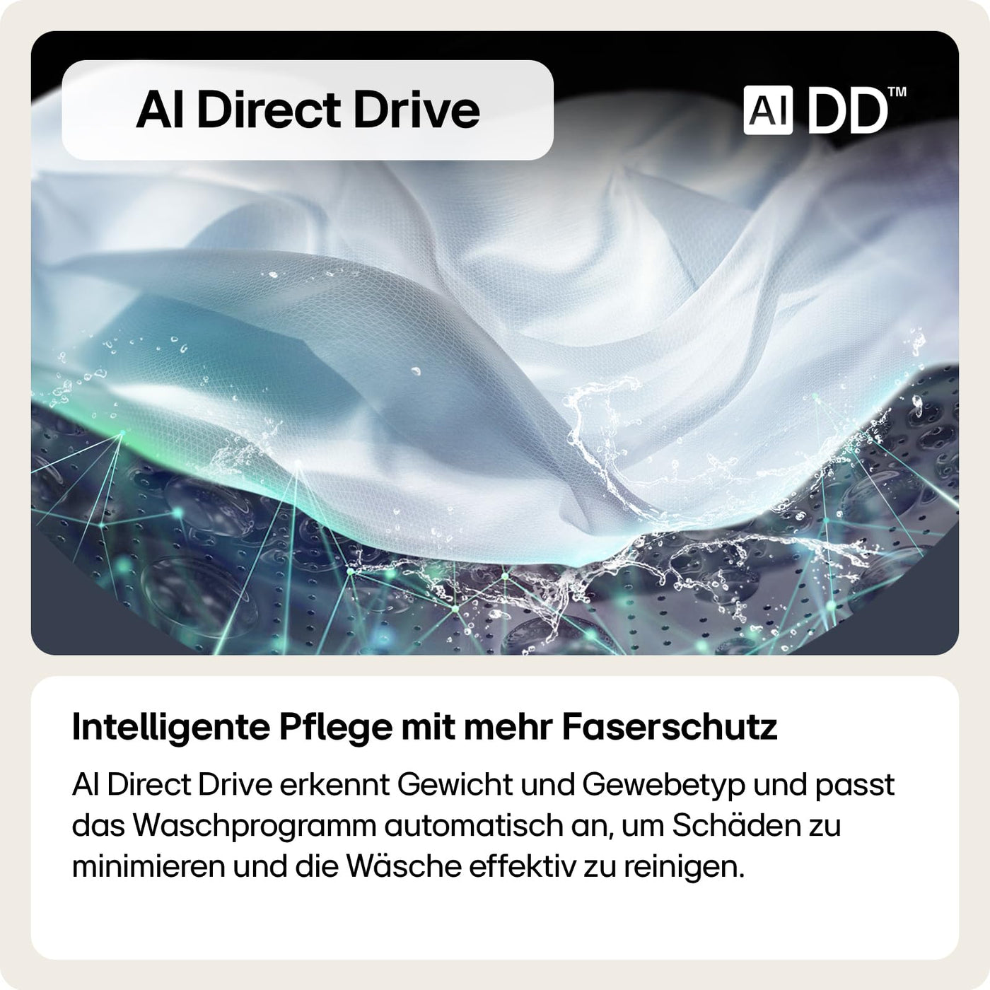 LG F2V7SLIM9, Klasse A, Waschmaschine Slim 9 kg, 60x47.5x85 cm, Wi-Fi, AI Direct Drive, Tiefenreinigung mit Dampf, TurboWash 360°, Außentür aus Gehärtetem Glas, Weiß mit Schwarzem Bullaugenring