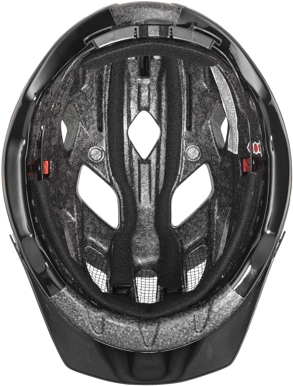 uvex active - sicherer Allround-Helm für Damen und Herren - individuelle Größenanpassung - erweiterbar mit LED-Licht - white black - 56-60 cm