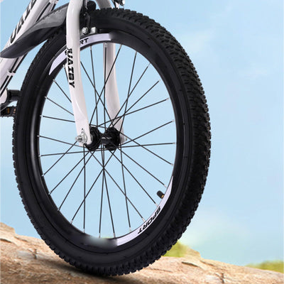 Mountainbike 24 Zoll Singlespeed High Carbon Steel Geeignet für Kinder und Jugendliche Rosa C,22 inches