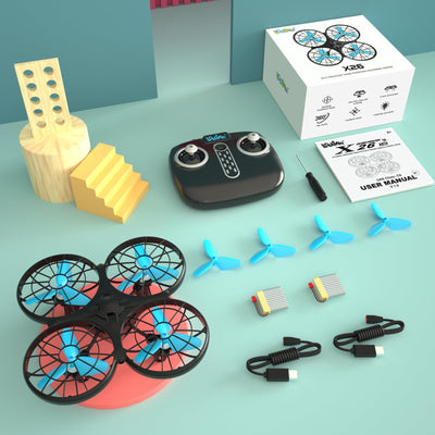 Loolinn | Drohne für Kinder Geschenk - Mini Drohne mit Antikollisionstechnologie, Sicher für Kinder, Leicht zu fliegen, Handgesteuerter Modus, Geprüftes C0-Zertifikat (Geschenk für Jungen und Mädchen)