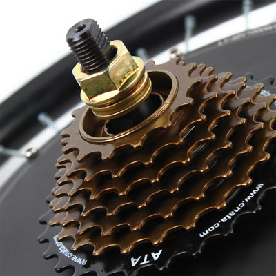 Donened - 20" Ebike Umbausatz, E-Bike Hinterrad Umbausatz Kit mit LED-Anzeige, 48V 1000W 43KM/H Elektrofahrrad Umbausatz, Ebike Conversion Kit