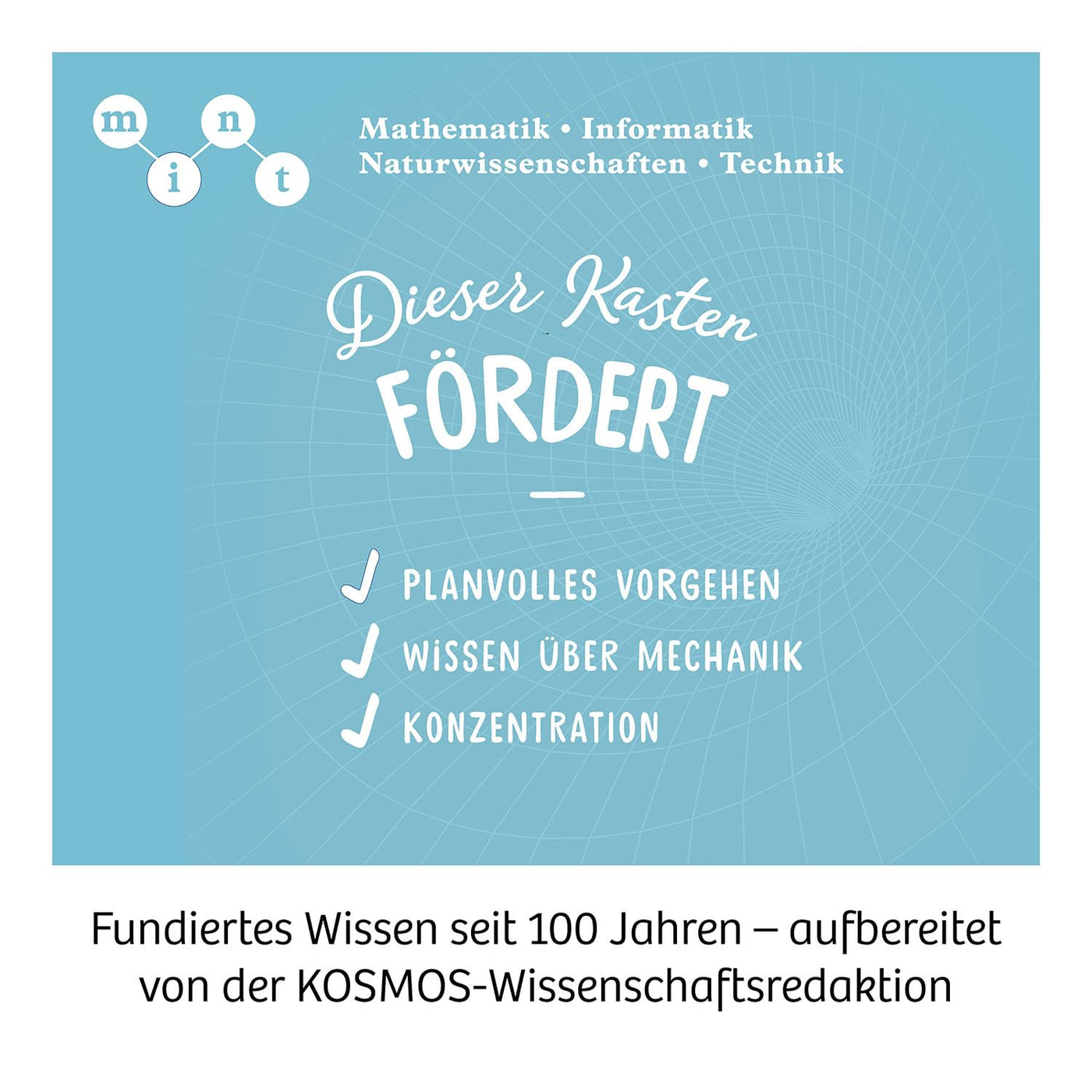 KOSMOS 621223 Flip-Monster, Dynamik-Bot, Roboter Bausatz mit innovativem Überschlagsantrieb, Spielzeug Roboter für Kinder ab 8 Jahre, Technik Bausatz, Experimentierkasten Technik