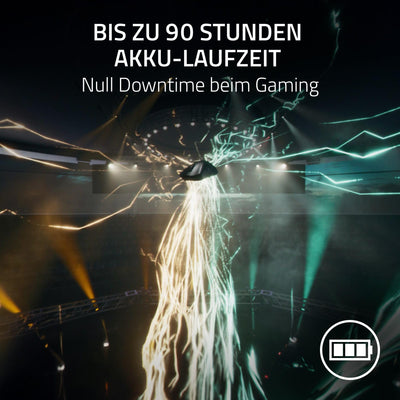 Razer DeathAdder V3 Pro + HyperPolling Wireless-Adapter - Ultra leichte E-Sport-Maus mit echten 8K Hz kabelloser Abtastrate (63 gr, Optischer Focus Pro 30K, Optische Switches 3. Gen) Schwarz