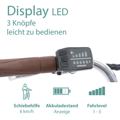 TRETWERK - 28 Zoll E-Bike Damen Pedelec - Sophia schwarz - E-Citybike Damenfahrrad mit 3 Gang Shimano Nexus Nabenschaltung - Elektrofahrrad mit Frontmotor 250W, 36V