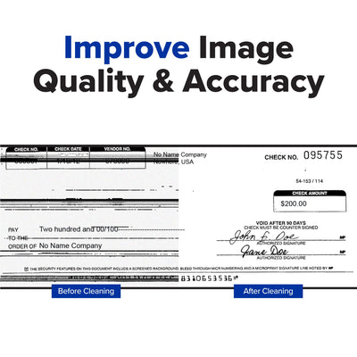 KICTeam ScannerCare Reinigungsset für RDM Check Scanner Maschinen (12 Karten & 12 Tücher) – RDM getestet & genehmigt