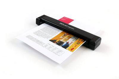 IRIScan Express Mobile Scanner-dokumentenscanner A4 8PPM -v4: PDF-Editor, Simplex, USB-betrieben, PDF-Scanner, Scan zu Word, PDF, XLS, Visitenkarten zu Outlook, Foto Scanner, Quittungsscanner Win