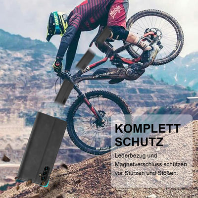 Ailicici für Samsung Galaxy A15 Hülle Leder [Mit Schutzfolie] Handyhülle für Samsung A15 Hülle Klappbar Leder Flip Wallet Stoßfeste Case Schutzhülle Klapphülle, für Samsung Galaxy A15 5G Hülle Leder