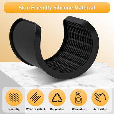 Ninja AF400EU & AF451EU Zubehör, Aufbewahrungsregal aus Silikon Multifunktionales Silikonpad für AF400EU Staubdicht und Leicht zu Reinigen (Schwarz)