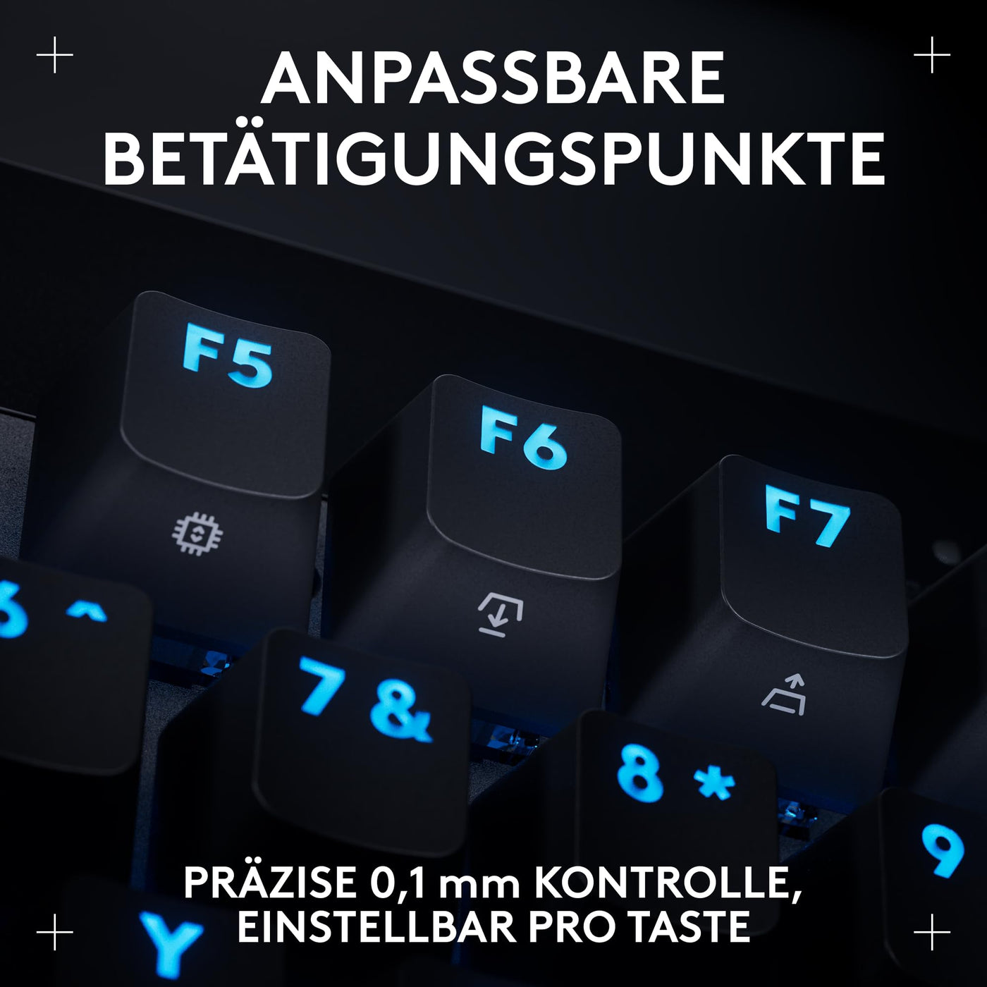 Logitech G PRO X TKL Rapid Tenkeyless kabelgebundene Gaming Tastatur mit magnetischen Analogschaltern, Rapid Trigger-Modus, einstellbarem Auslöser und anpassbarer RGB-Beleuchtung, QWERTZ DE - Schwarz