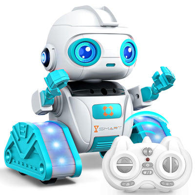 Subtail Roboter Kinder Spielzeug - Wiederaufladbar und Projizierbar - RC-Roboter mit LED-Augen und Musik - Robot Spielzeug ab 3 4 5 6 7 8 9 10 Jahre Jungen - Gestensensor Kinderspielzeug Geschenk