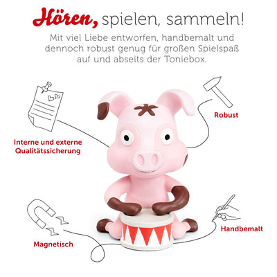 tonies Hörfiguren für Toniebox: 30 Lieblings KINDERLIEDER Figur - ca 58 Min. Spieldauer - ab 3 Jahre - DEUTSCH