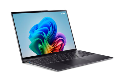 Acer Swift 16 AI OLED (SF16-51-74C3) KI Laptop, Copilot+ PC, 16" WQ2.8K OLED 120Hz Display, Intel Core Ultra 7 256V 16 GB RAM, 1 TB SSD, Intel Arc Grafik 140V, Windows 11, QWERTZ Tastatur