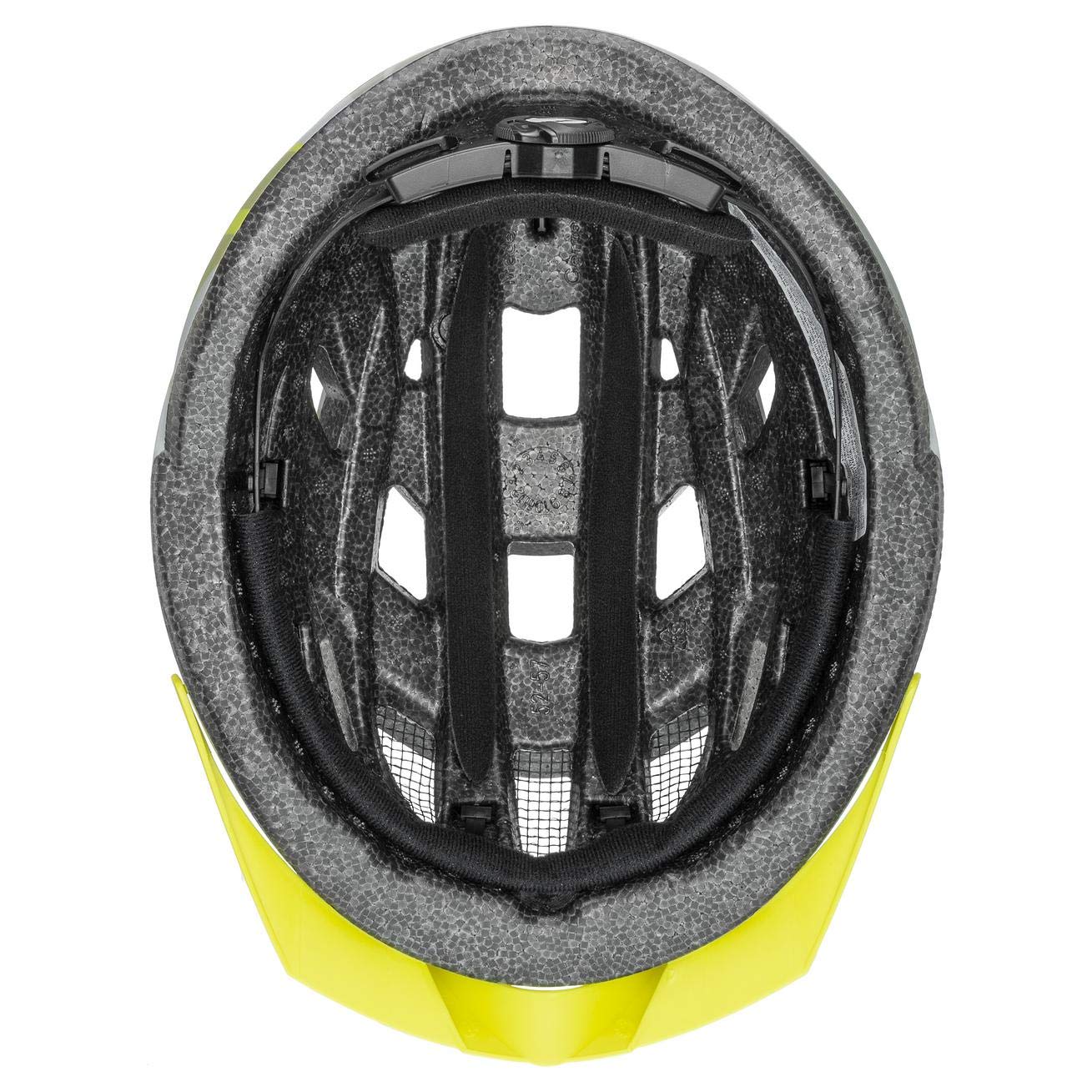 uvex air wing cc - leichter Allround-Helm für Damen und Herren - individuelle Größenanpassung - waschbare Innenausstattung - grey - lime matt - 52-57 cm