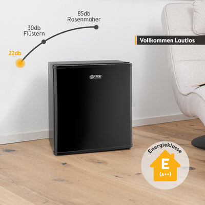TZS First Austria lautloser Minikühlschrank | Getränkekühlschrank | Wechselbarer Türanschlag | LED-Beleuchtung | ohne Gefrierfach | 30L