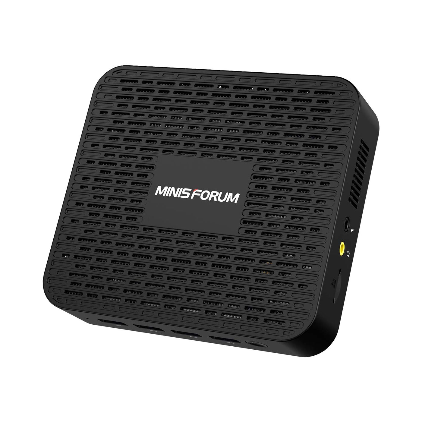 MINIS FORUM GK41 Mini-PC 8 GB DDR4 128 GB SSD mit Celeron J4125 Quad Core-Prozessor (bis 2,7 GHz) Mini-Computer 4XPorts USB3.0 2XGigabit Ethernet 4K HDMI/DP WiFi Double BT4.2