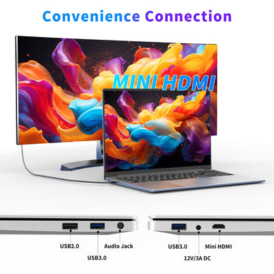 NIAKUN 16 Zoll Laptop Notebook, Prozessor N100 Notebook, bis zu 3.4Ghz, RAM 16GB+SSD 512GB Laptops, Full HD 1920x1200P, Laptop Computer mit beleuchteter Tastatur, WiFi 5, USB 3.0, 6000mAh