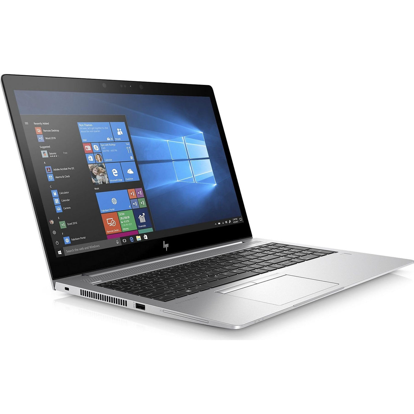 HP EliteBook 840 G6 14" FHD Display, Intel Core i5 8265U, 4 x 3.90 GHz, 16 GB RAM, 512 GB SSD, Intel UHD Grafik, Silber, Windows 11 (Generalüberholt)