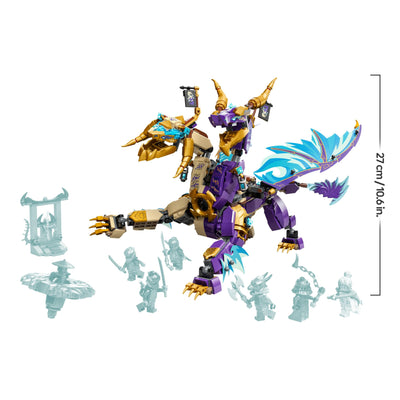 LEGO NINJAGO Lichtbogendrache - Spielzeug mit 8 Minifiguren und einem Spinjitzu-Spinner - Interaktives Ninja Bauspielzeug für Jungen & Mädchen ab 9 Jahren - Geschenkidee für Fans 71836