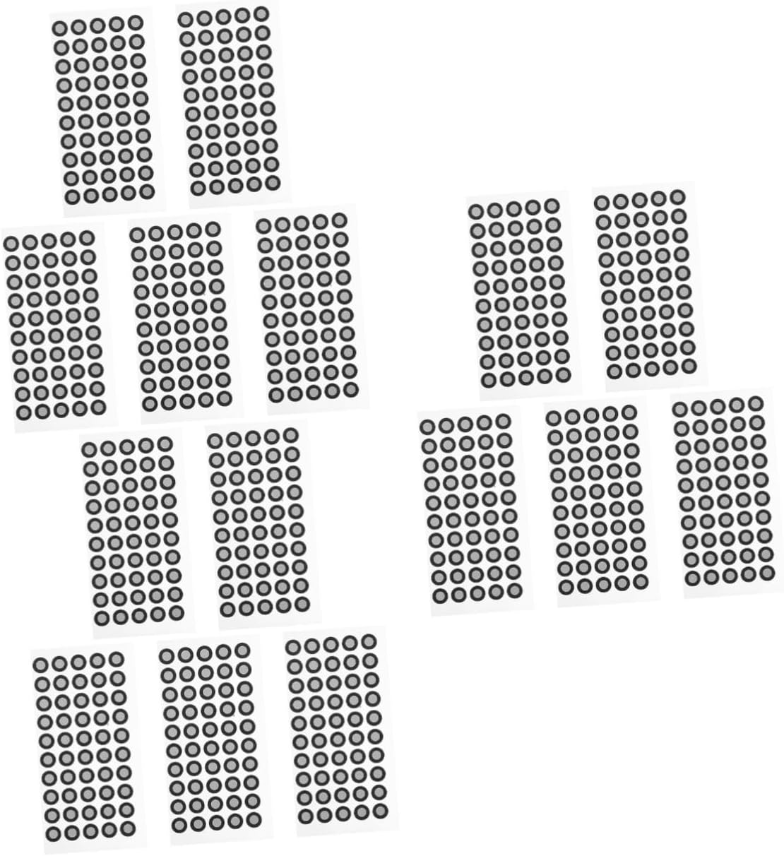 UKCOCO 15 Blätter Reflektierende Folie Für Den Scanner Logo-Aufkleber Referenzpunkte Zum Scannen Reflektierende Filmbezugspunkte Bezugsmarkierungspunkt Das Haustier Das Schild 3D