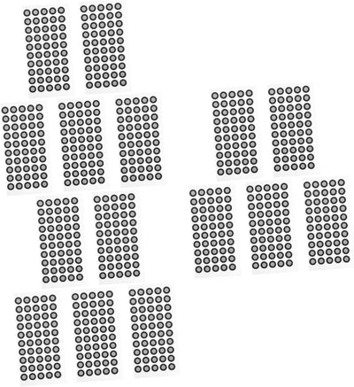 UKCOCO 15 Blätter Reflektierende Folie Für Den Scanner Logo-Aufkleber Referenzpunkte Zum Scannen Reflektierende Filmbezugspunkte Bezugsmarkierungspunkt Das Haustier Das Schild 3D