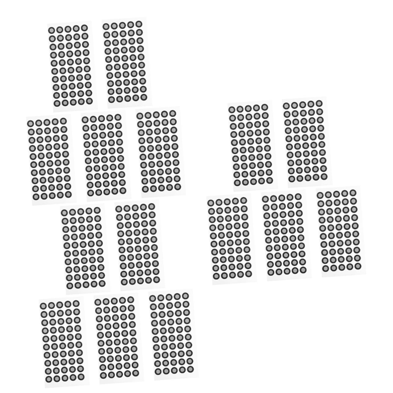 UKCOCO 15 Blätter Reflektierende Folie Für Den Scanner Logo-Aufkleber Referenzpunkte Zum Scannen Reflektierende Filmbezugspunkte Bezugsmarkierungspunkt Das Haustier Das Schild 3D