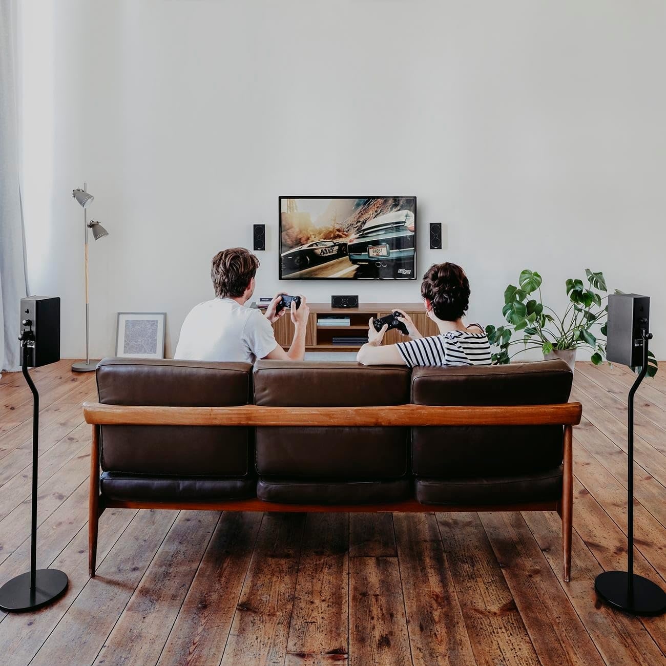 Teufel CONSONO 35 Concept - 5.1 Surround Soundsystem, Komplettsystem Heimkino mit integriertem AV-Receiver, Bluetooth, Dolby Audio, USB-C-Soundkartenfunktion, HDMI ARC CEC für Games, Film und Musik