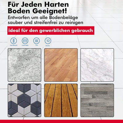 Thometzki Wischmopp-Bezug (2X, 40cm) - Bodenwischer-Wischbezug zur Echtholz Trocken- & Nass-Bodenpflege - Bodenwischer-Bezug für Parkett-Dielen, Laminat & Fliesen - Hochwertiger Wischer-Bezug Beige